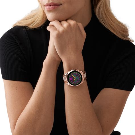 hybrid michael kors smartwatch|Gen 6 Bradshaw Rose Gold.